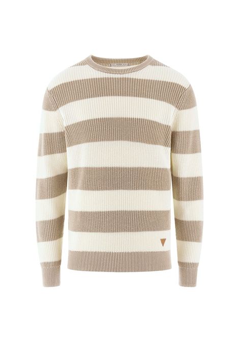Maglione a costine e a righe GUESS | Maglie | M5YR05 Z3OD0S94G