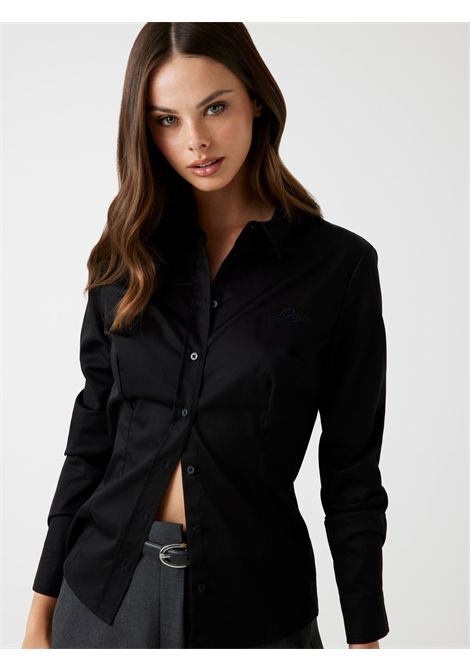 Camicia classica a taglio slim GUESS | Camicie | W2YH41 WAF10JBLK