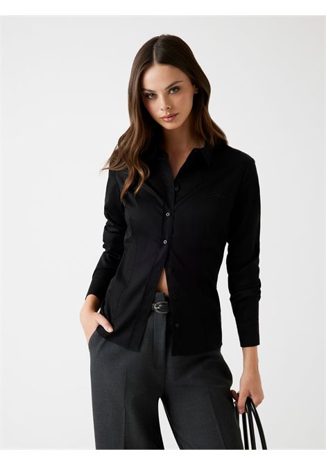 Camicia classica a taglio slim GUESS | Camicie | W2YH41 WAF10JBLK
