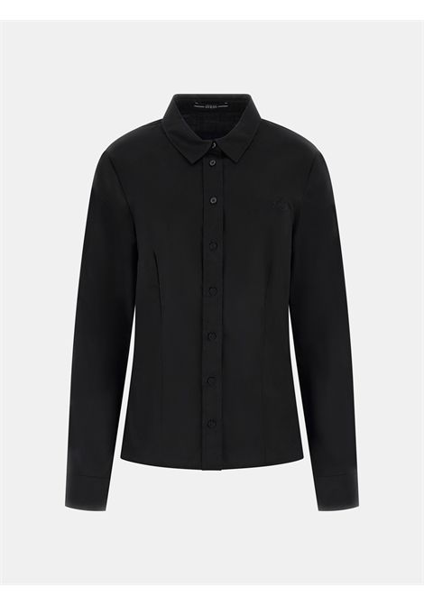 Camicia classica a taglio slim GUESS | Camicie | W2YH41 WAF10JBLK