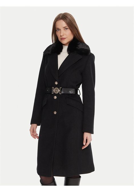 Cappotto in misto lana con cintura GUESS | Cappotti/Trench | W5BL25 W2672JBLK