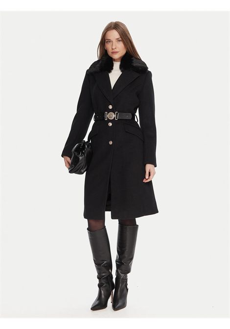 Cappotto in misto lana con cintura GUESS | Cappotti/Trench | W5BL25 W2672JBLK