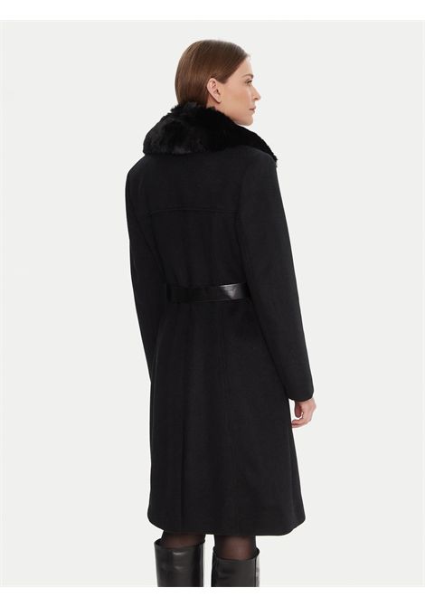 Cappotto in misto lana con cintura GUESS | Cappotti/Trench | W5BL25 W2672JBLK