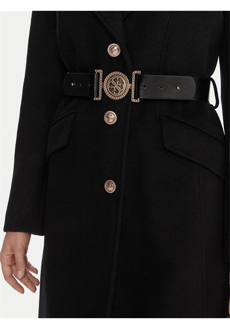 Cappotto in misto lana con cintura GUESS | Cappotti/Trench | W5BL25 W2672JBLK