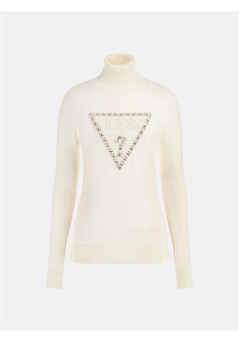 Maglione collo alto logo triangolo GUESS | Maglie | W5BR39 Z2NQ2G012