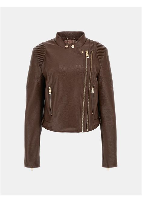 Giacca biker similpelle GUESS | Giubbini | W5YL19 WHDS0FN09