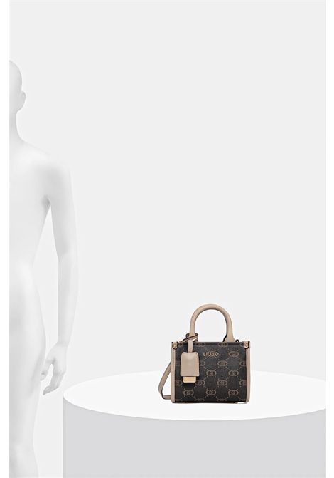 ecs xs tote LIU JO ACCESSORIES | Borse/Zaini | AF5102E066851308 NEUTRO