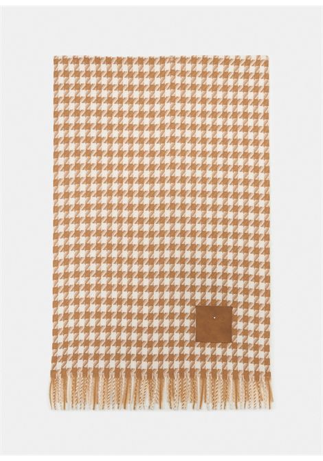 Stola pied de poule LIU JO SOFT ACCESSORIES | Cappelli/Sciarpe | 2F5041 T0300 STOLAM9763 CAMMELLO/PIED DE POU