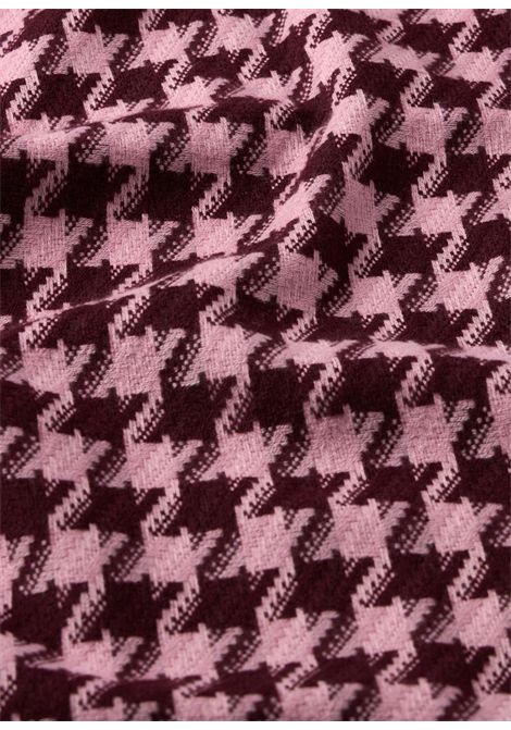 Stola pied de poule LIU JO SOFT ACCESSORIES | Cappelli/Sciarpe | 2F5041 T0300 STOLAM9822 RED AUBERGINE/PIED D