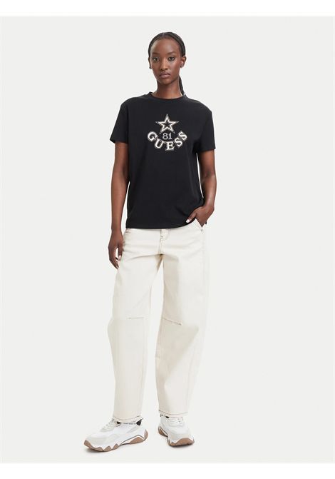 T-shirt elettra Regular Fit GUESS ATHLEISURE | T-shirt | V6YI04 K4268JBLK