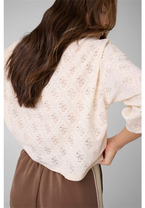 T-shirt con logo 4G ritagliato GUESS ATHLEISURE | T-shirt | V6YI19 K4321FNMS