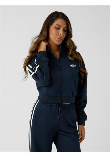 Felpa corta full ziphirt GUESS ATHLEISURE | V6YQ07 K4287A71W
