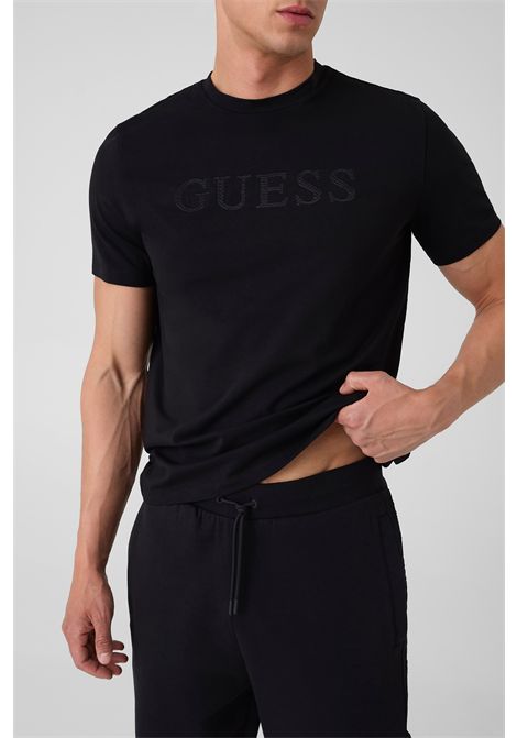 T-shirt con logo ricamato GUESS ATHLEISURE | T-shirt | Z6YI17 K4968JBLK