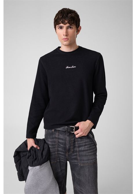 T-shirt a maniche lunghe con logo GUESS JEANS | Maglie | M6YP08 K4176JBLK