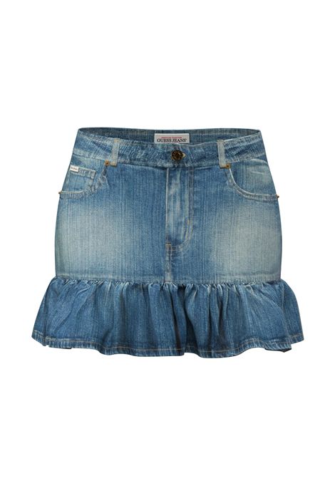 Minigonna con volant GUESS JEANS | Gonne | W6YD01 D1205GCKU