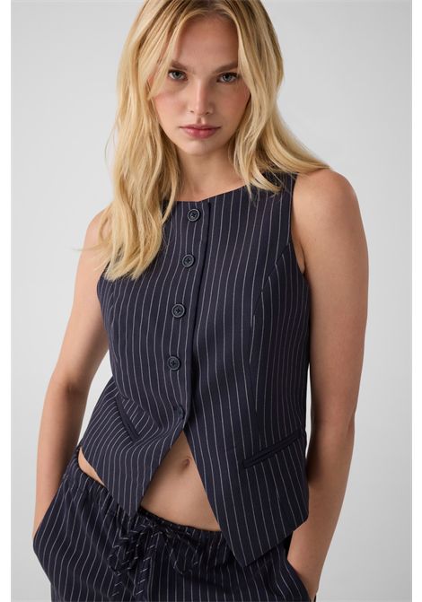 Gilet gessato GUESS JEANS | Gilet | W6YH01 W2578SB0T