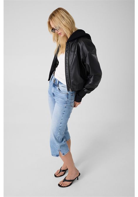 Giacca bomber in similpelle GUESS JEANS | Giubbini | W6YL01 W2525JBLK