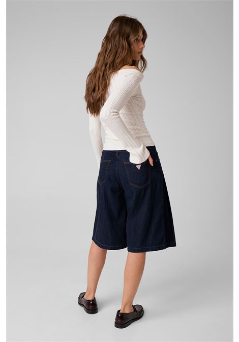 Maglione off-shoulder GUESS JEANS | Maglie | W6YR07 Z0863G293