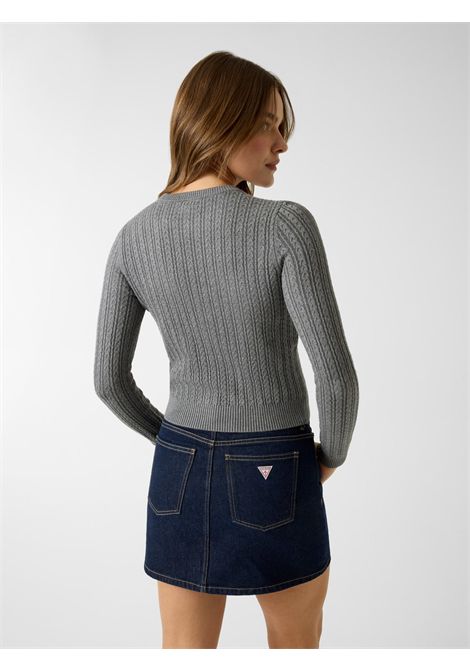 maglione da donna con viscosa GUESS JEANS | Maglie | W6YR41 Z1102H91E