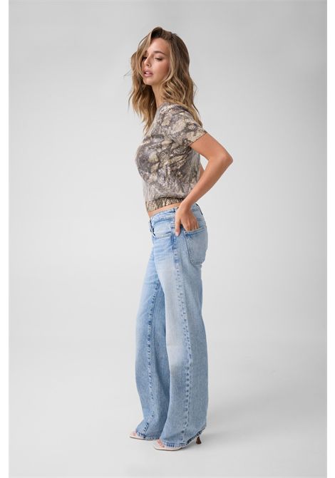 Maglia cropped con paillettes GUESS | Maglie | W5YR21 Z3E70PMPP