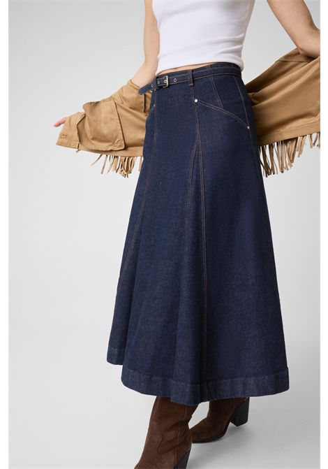 Gonna midi in denim GUESS | Maglie | W6YD03 D1348TCDL
