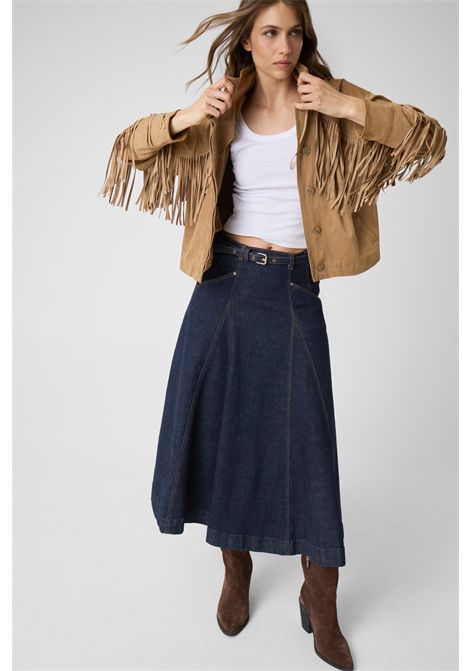 Gonna midi in denim GUESS | Maglie | W6YD03 D1348TCDL