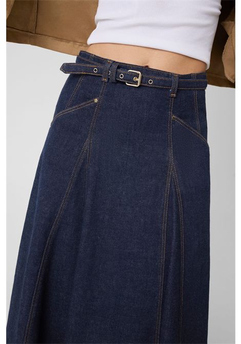 Gonna midi in denim GUESS | Maglie | W6YD03 D1348TCDL