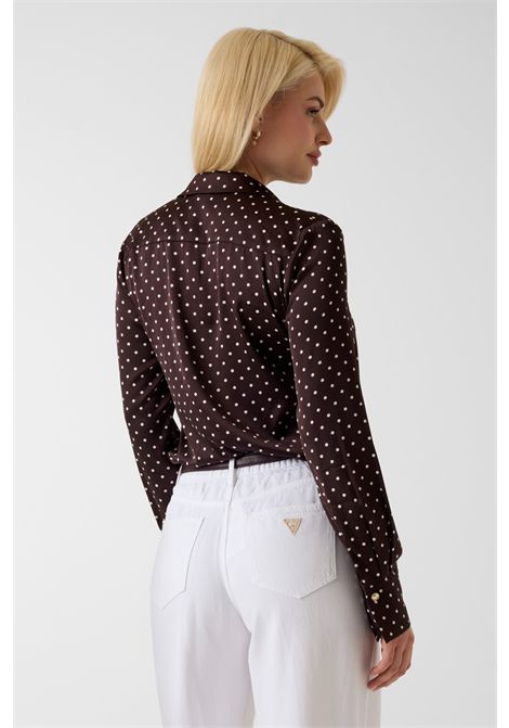Camicia in raso GUESS | Camicie | W6YH23 W2946PMPY