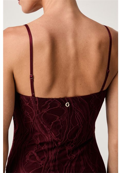 Vestito in pizzo lungo GUESS | Abiti | W6YK12 K4359G5Q8
