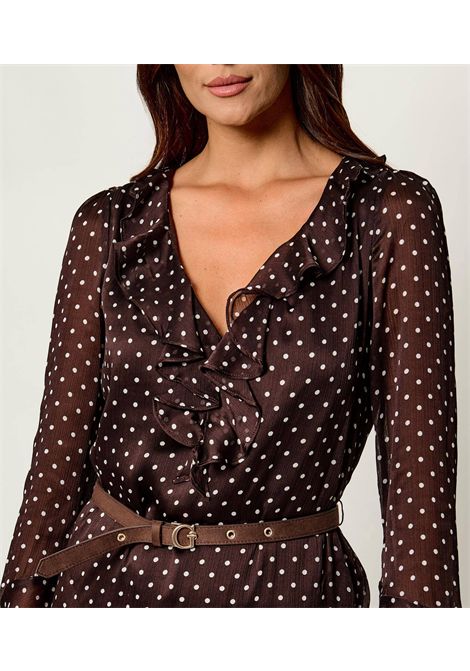 Vestito Mini con Cintura GUESS | Abiti | W6YK35 W2959PMPY