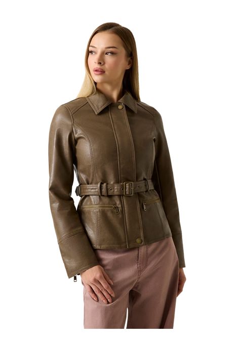 Giacca da motociclista con cintura GUESS | Giubbini | W6YL17 W2907F18M