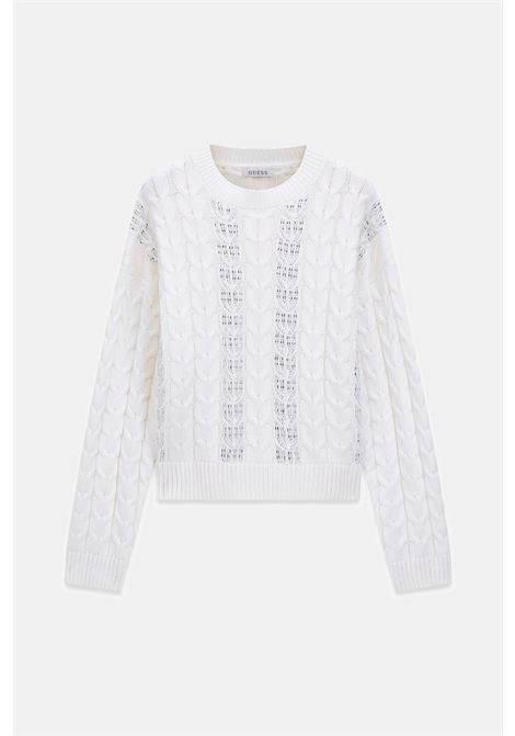 Maglione con strass cassandra GUESS | Maglie | W6YR21 Z0965G011