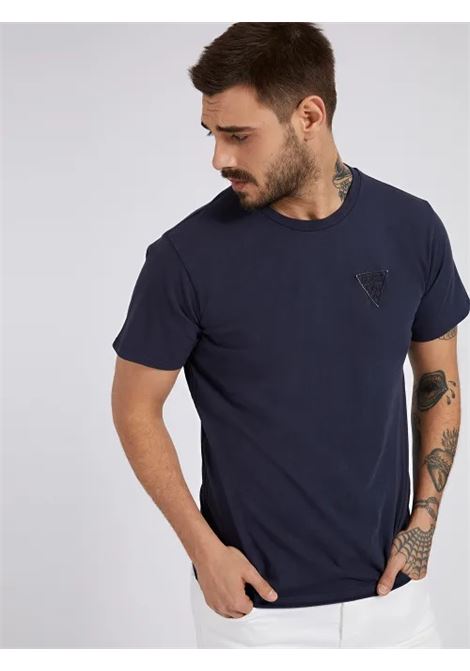 T-SHIRT TINTO IN CAPO LOGO GUESS | T-shirt | M1GI56 K8HM0G77G