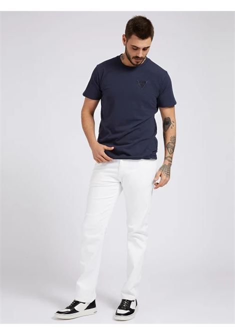 T-SHIRT TINTO IN CAPO LOGO GUESS | T-shirt | M1GI56 K8HM0G77G