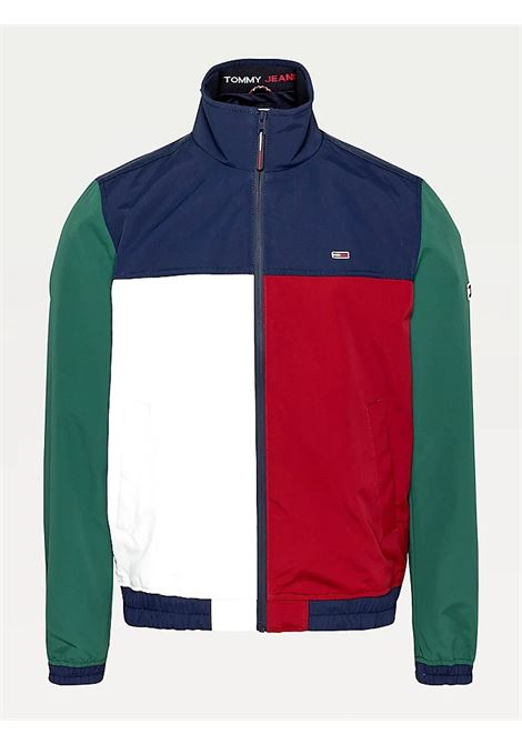 GIACCA COLOR BLOCK CON ZIP INTEGRALE - TOMMY JEANS - JPD Fashion