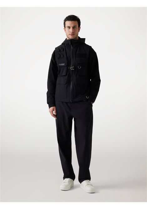Gilet sahariano in ripstop GUESS ATHLEISURE | Giubbini | Z5GL01 WH2H0JBLK