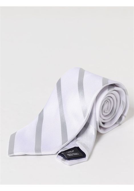 Cravatta in seta regimental MICHAEL KORS | Cravatta | MK0DT00151M020 GREY