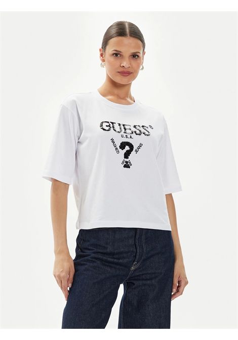 T-shirt boxy con logo GUESS ATHLEISURE | T-shirt | V4YI06 I3Z14G011