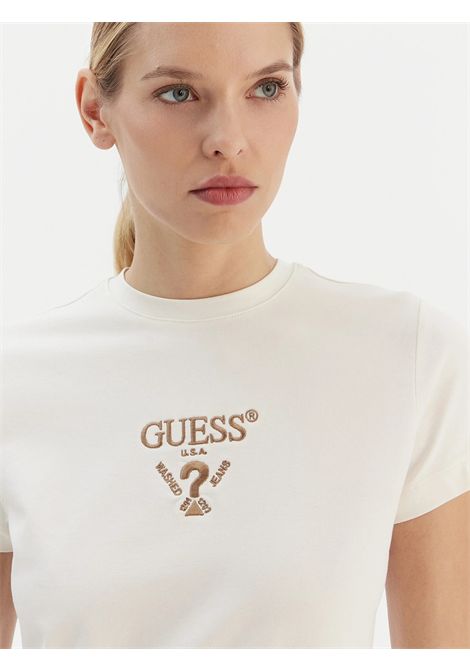 T-shirt stretch logo frontale GUESS ATHLEISURE | T-shirt | V4YI21 KCDH1D001