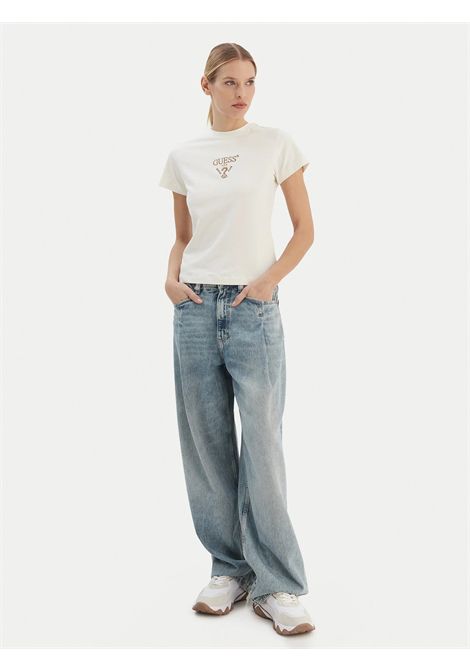 T-shirt stretch logo frontale GUESS ATHLEISURE | T-shirt | V4YI21 KCDH1D001