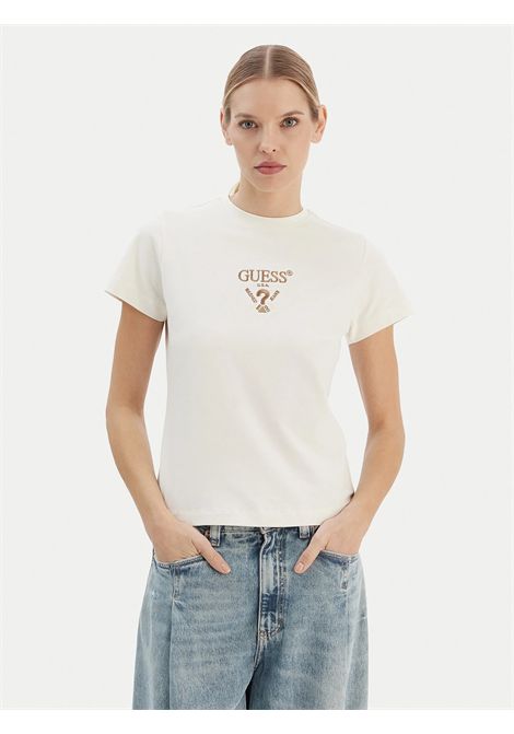 T-shirt stretch logo frontale GUESS ATHLEISURE | T-shirt | V4YI21 KCDH1D001