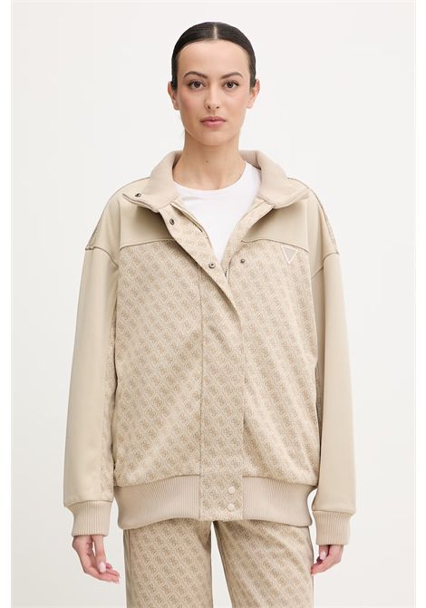 Giacca con logo jacquard GUESS ATHLEISURE | Giubbini | V6RL08 K2042FNN0
