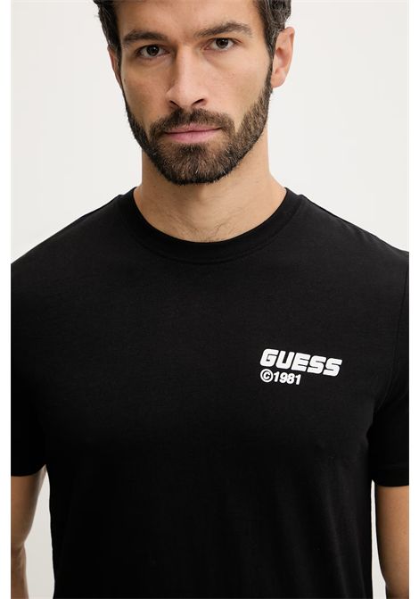T-shirt con logo stampato GUESS ATHLEISURE | T-shirt | Z6RI12 I3Z14JBLK