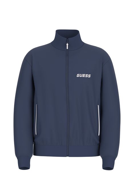 Felpa a collo alto con zip integrale GUESS ATHLEISURE | Felpe | Z6RQ06 KD482G7R1