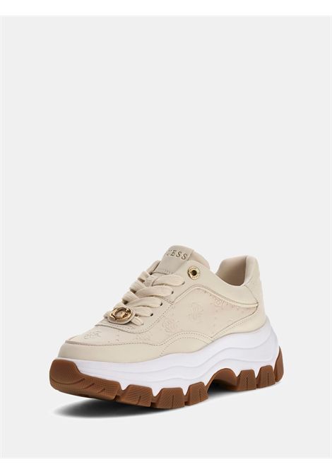 Logo Runner Berrett 4G Logo Peonia GUESS FOOTWEAR | Sneakers | FLFBRT PEL12CREAM
