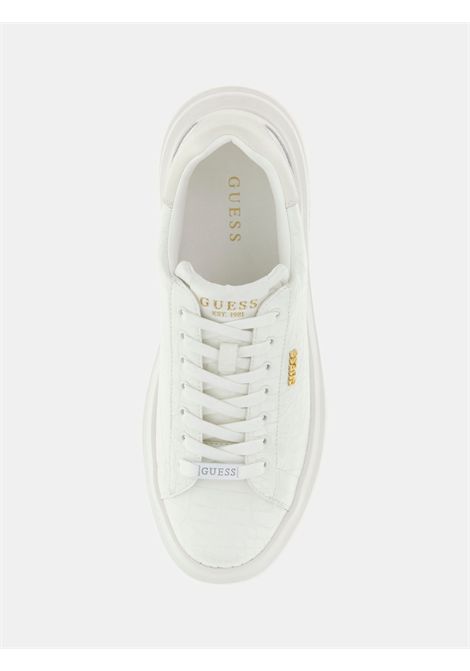 Sneakers in misto pelle Elba GUESS FOOTWEAR | Sneakers | FMPELA ELE12WHITE