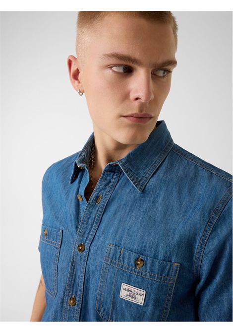 Camicia denim regular fit GUESS JEANS | Camicie | M6GH09 D5NY3GCLM