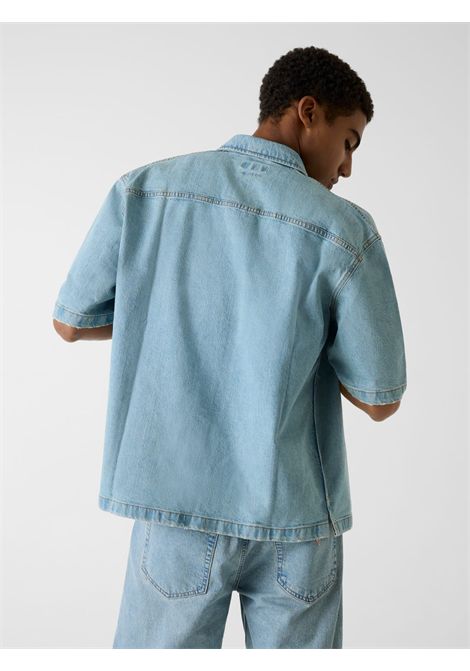 GJ OVERSIZE CROP SS SHIRT GUESS JEANS | Camicie | M6RH52 D5M51GAL1