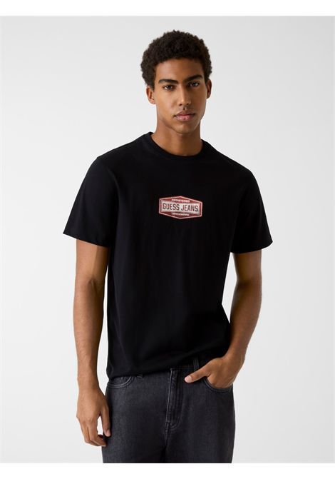 T-shirt con logo stampato GUESS JEANS | T-shirt | M6RI41 K8FQ4JBLK