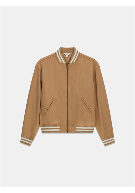 Bomber in finta pelle scamosciata GUESS JEANS | Giubbini | M6RL0J WJ842G1FE